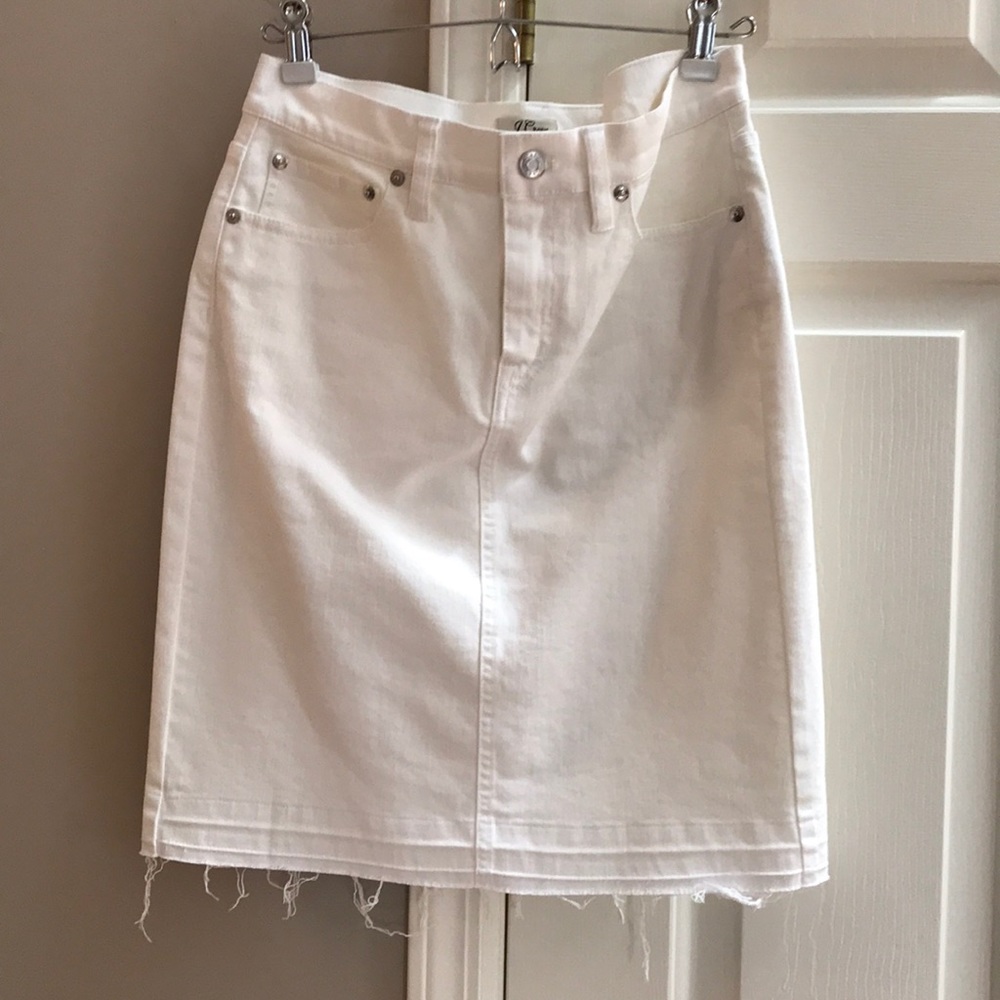 JCrew denim skirt